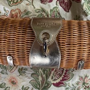Kate Spade Wicker Clutch